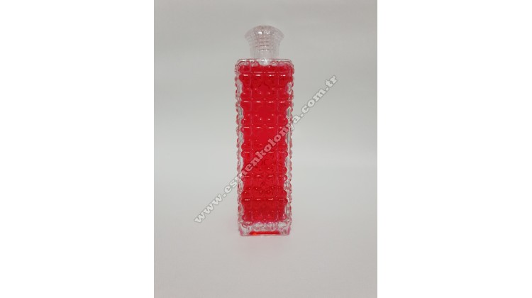 Manolya Kolonyası Kare Kalpli Cam Şişe 350cc Manolya Kolonyası Kare Kalpli Cam Şişe 350cc